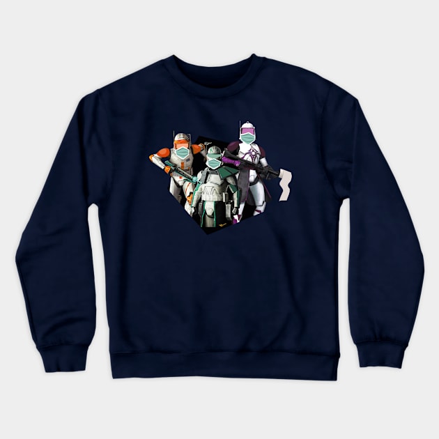 Cautious Troopers Crewneck Sweatshirt by Cepepasart